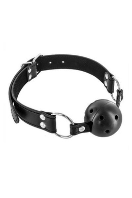 Воздухопроницаемый кляп Fetish Tentation Rigid Gag Ball SO3732 фото