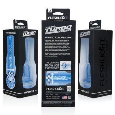 Мастурбатор Fleshlight Turbo Ignition Blue Ice (имитатор минета) F11178 фото