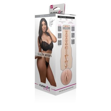 Мастурбатор Fleshlight Girls: Violet Myers - Waifu, зі зліпка вагіни, дуже ніжний SO8159 фото