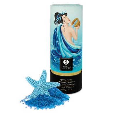 Сіль для ванни Shunga Oriental Crystals Bath Salts – Ocean Breeze (500 г), сіль Мертвого моря SO6894 фото