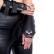 Манжеты для подвеса за руки Kinky Hand Cuffs For Suspension из натуральной кожи, цвет черный SO5183 фото 4