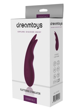 Вібратор для клітора і сосків Dream Toys Essentials Fluttering Stimulator, фіолетовий DT22101 фото