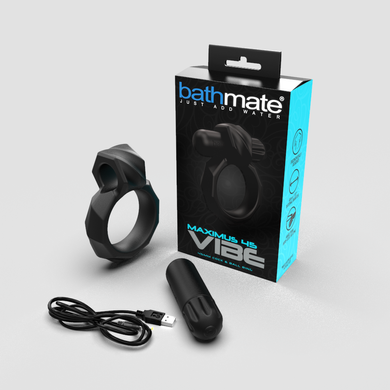 Эрекционное кольцо с вибропулей Bathmate Maximus VIBE 45mm, перезаряжаемое SO7497 фото