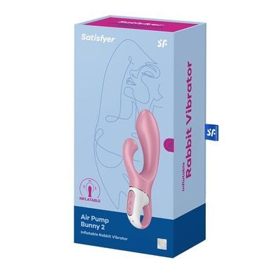 Вібратор-кролик надувний Satisfyer Air Pump Bunny 2 SO8412 фото