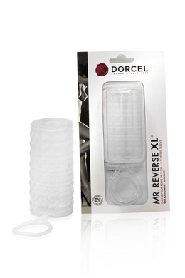 Насадка на член Dorcel Mr Reverse XL с кольцом для мошонки, стимулирующий рельеф MD0840 фото