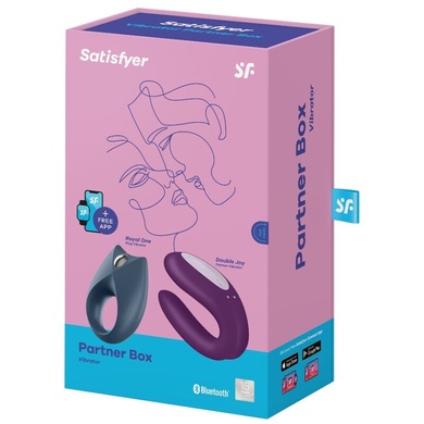 Набір Satisfyer Partner Box 2 (вібратор для пар Double Joy + Royal One) SO8406 фото