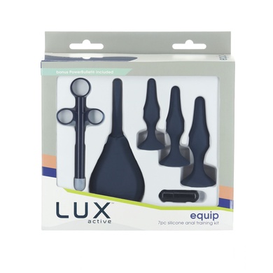 Набір анальних іграшок для новачків Lux Active – Equip – Silicone Anal Training Kit, 7 pcs SO5570 фото