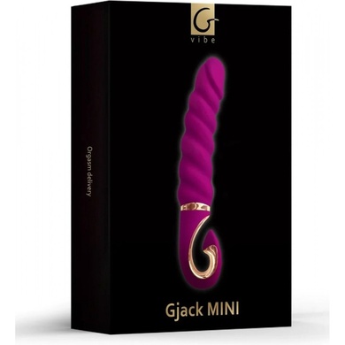 Вибратор рельефный Gjack Mini Gvibe, фиолетовый, 19 х 3.5 см FT10868 фото