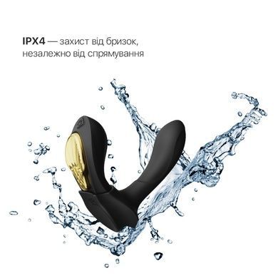 Смартвібратор у трусики Zalo &mdash; AYA Obsidian Black, насадка та пульт ДК SO6649 фото