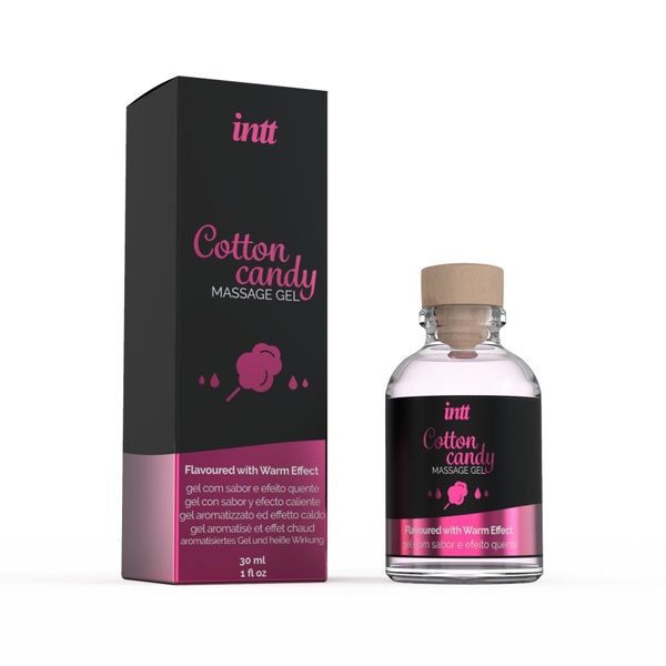 Массажный гель для интимных зон Intt Cotton Candy (30 мл) разогревающий SO2927 фото