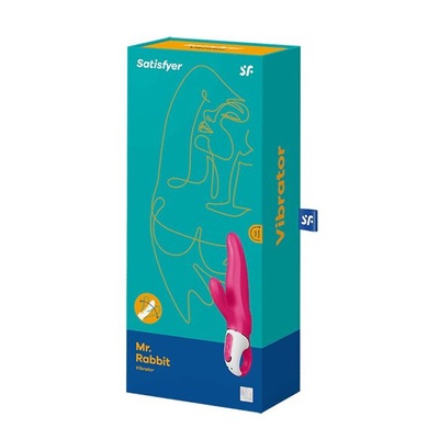 Мощный вибратор-кролик Satisfyer Vibes Mr. Rabbit, два мотора, литой силикон SO2199 фото