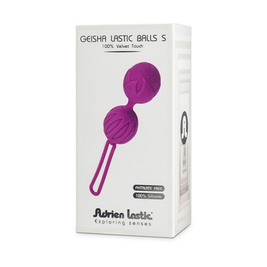 Вагінальні кульки Adrien Lastic Geisha Lastic Balls Mini Pink (S), діаметр 3,4 см, вага 85 гр AD40431 фото