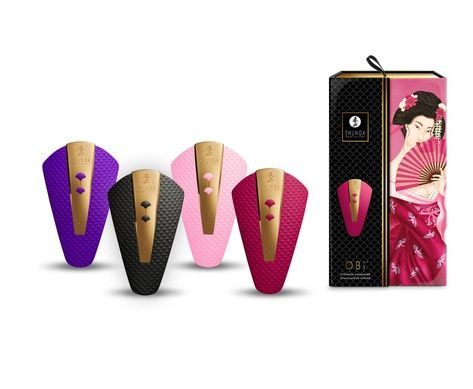Кліторальний вібратор Shunga - Obi Intimate Massager Rasberry SO6897 фото