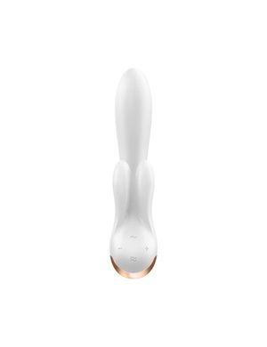 Смарт вибратор-кролик с двойным отростком Satisfyer Double Flex White SO6095 фото