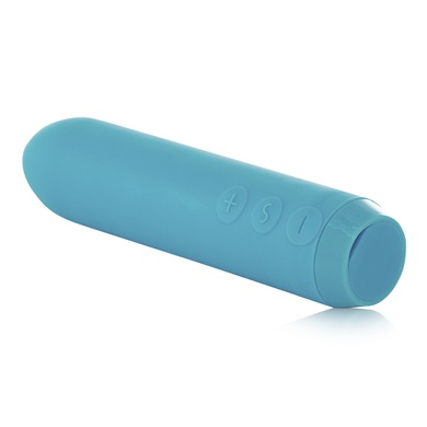 Минивибратор Je Joue - Classic Bullet Vibrator Teal с глубокой вибрацией и фиксацией на палец SO3030 фото