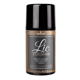 Гель для минета Sensuva Lic-o-licious Cappuccino (50 мл), маслянистый, без сахара SO3530 фото