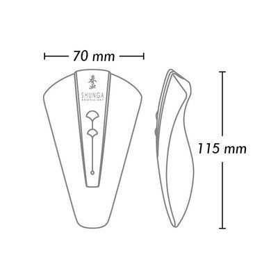 Кліторальний вібратор Shunga - Obi Intimate Massager Black SO6899 фото