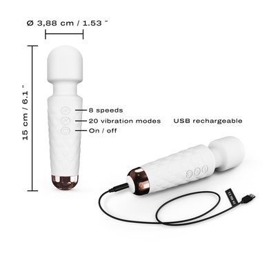Минивибромассажер Dorcel Wand Mini Wanderful White SO7814 фото