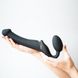 Безремневой страпон с вибрацией Strap-On-Me Vibrating Black M, диаметр 3,3см, пульт ДУ, регулируемый SO3354 фото 8