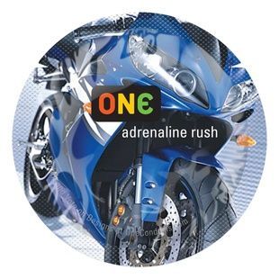 Презерватив ONE Color Sensations - ONE adrenaline rush (Blue) 1 шт SX0765 фото