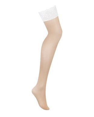 Панчохи Obsessive Heavenlly stockings XS/S, широка резинка SO8181 фото