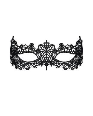 Мереживна маска Obsessive A701 mask, єдиний розмір, чорна SO7187 фото