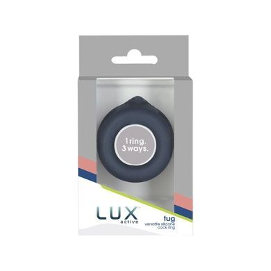 Подвійне ерекційне кільце LUX Active &ndash; Tug &ndash; Versatile Silicone Cock Ring SO5574 фото