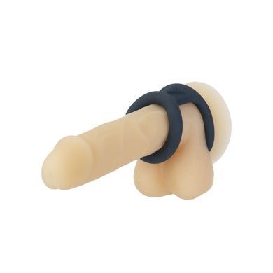 Подвійне ерекційне кільце LUX Active &ndash; Tug &ndash; Versatile Silicone Cock Ring SO5574 фото