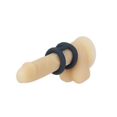 Подвійне ерекційне кільце LUX Active &ndash; Tug &ndash; Versatile Silicone Cock Ring SO5574 фото