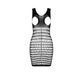 Бодістокінг-сукня з відкритими грудями Passion BS092 black SO6394 фото 3