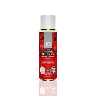 Змазка на водній основі System JO H2O &mdash; Strawberry Kiss (60 мл) без цукру, рослинний гліцерин SO5225 фото