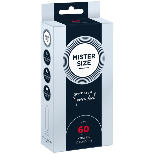 Презервативы Mister Size - pure feel - 60 (10 condoms), толщина 0,05 мм SO8046 фото