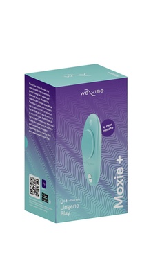 Смарт-вибратор в трусики We-Vibe Moxie+ Aqua, обновленный пульт ДУ SO7145 фото