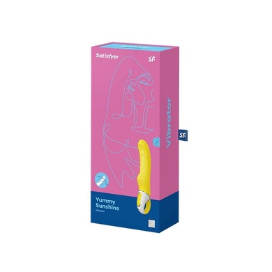 Мощный вибратор Satisfyer Vibes Yummy Sunshine с гибким стволом и стимулирующим рельефом SO2203 фото