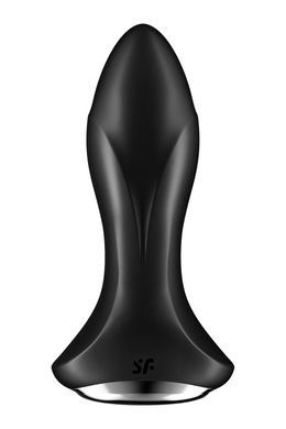 Анальная смарт вибропробка с жемчужным массажем Satisfyer Rotator Plug 1+ Black SO6278 фото