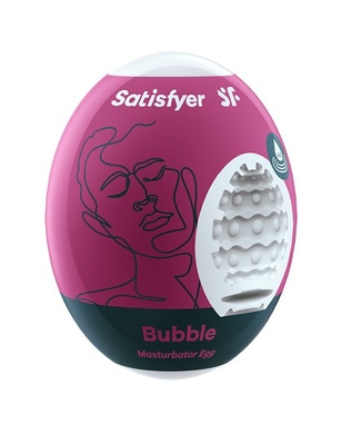 Самосмазывающийся мастурбатор-яйцо Satisfyer Masturbator Egg Bubble, одноразовый, не требует смазки SO5521 фото