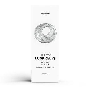 Анальна змазка на водній основі Satisfyer Juicy Lubricant Boogy Booty water based 300 мл SX2717 фото