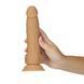 Фалоімітатор ADDICTION - 8" DUAL DENSITY SILICONE DILDO - CARAMEL SO8243 фото 6