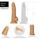 Фалоімітатор ADDICTION - 8" DUAL DENSITY SILICONE DILDO - CARAMEL SO8243 фото 7