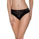 Трусики с широкой резинкой и кружевом Passion PS001 PANTIES black, size M SO4160 фото 1