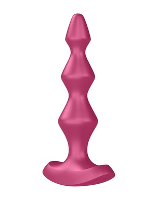 Анальный стимулятор-бусины с двумя моторами Satisfyer Lolli-Plug 1 Berry SO4925 фото