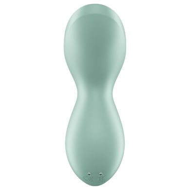 Вібратор для клітора з перлинною стимуляцією Satisfyer Exciterrr Mint, 2 незалежні мотори SX1217 фото