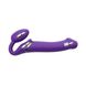 Безремневой страпон с вибрацией Strap-On-Me Vibrating Violet M диаметр 3,3см, пульт ДУ, регулируемый SO3825 фото 4