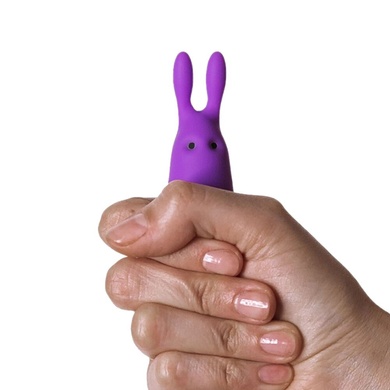 Вібропуля Adrien Lastic Pocket Vibe Rabbit Purple зі стимулюючими вушками AD33483 фото