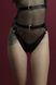 Гартеры Feral Feelings - Belt Briefs, трусики, натуральная кожа, цвет черный SO3445 фото 1