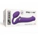 Безремневой страпон с вибрацией Strap-On-Me Vibrating Violet L, диаметр 3,7см, пульт ДУ, регулируемы SO3826 фото 5