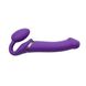 Безремневой страпон с вибрацией Strap-On-Me Vibrating Violet L, диаметр 3,7см, пульт ДУ, регулируемы SO3826 фото 6