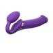 Безремневой страпон с вибрацией Strap-On-Me Vibrating Violet XL, диаметр 4,5см, пульт ДУ, регулируем SO3827 фото 1