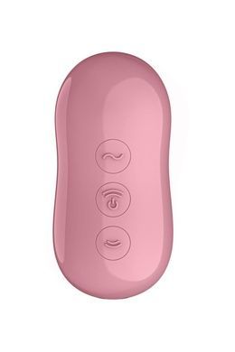 Вакуумный стимулятор с вибрацией Satisfyer Cotton Candy Light Red SO6282 фото