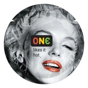 Презерватив ONE Color Sensations - ONE likes it hot (Red) 1 шт SX0770 фото